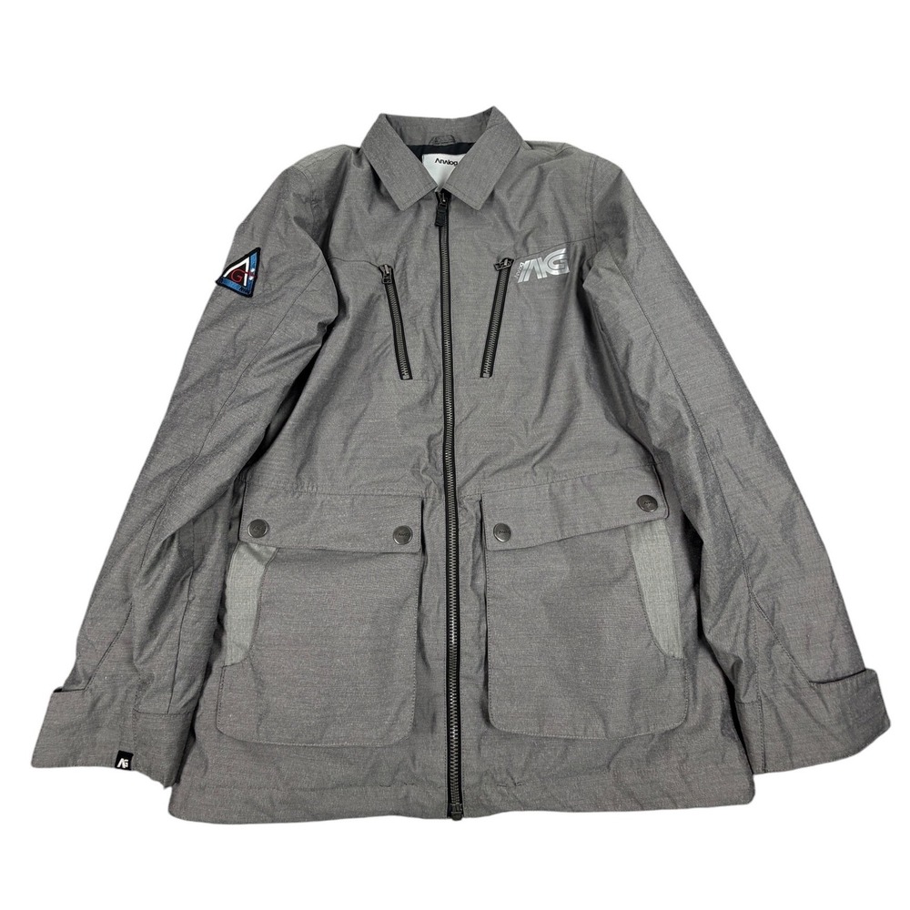 Analog AG Burton Mens Jacket Snowboard Ski Winter Gray Large